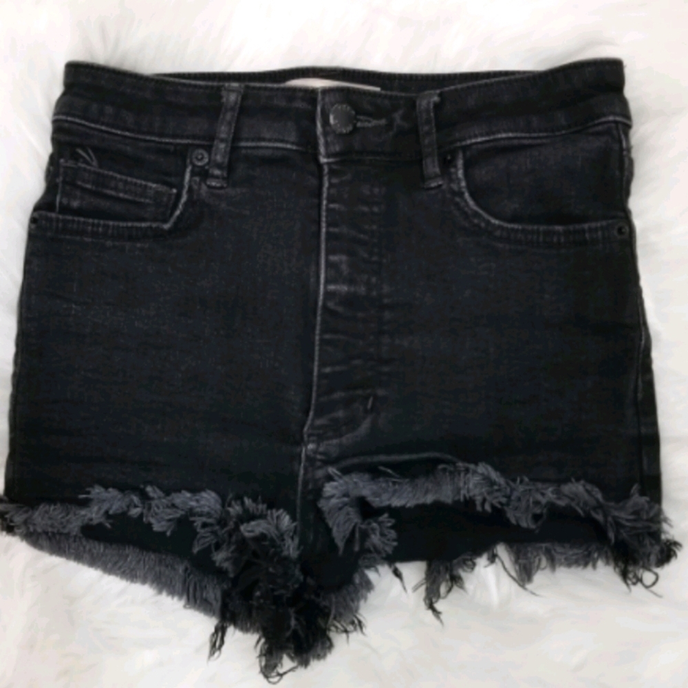 Free people high rise distressed shirts size 27